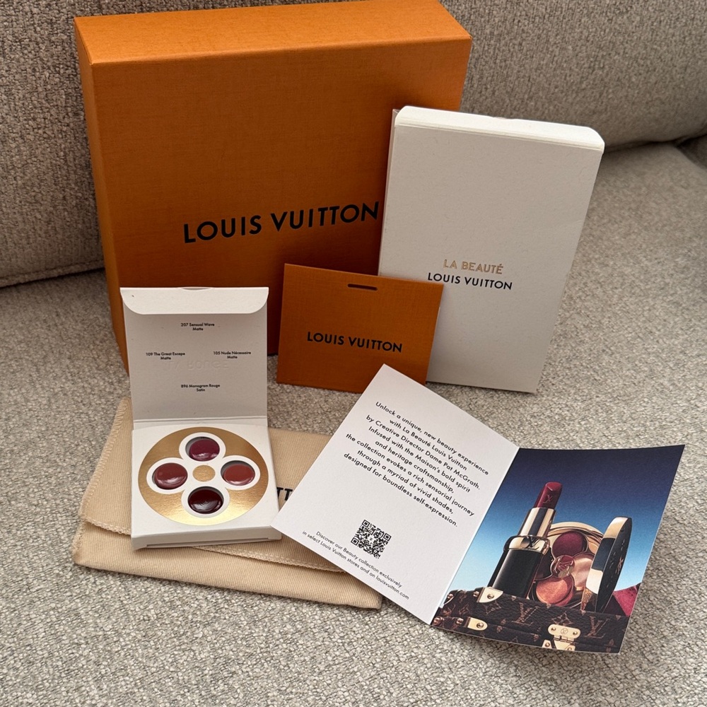 Louis Vuitton La Beauté Lipstick Sample Kit - NWT